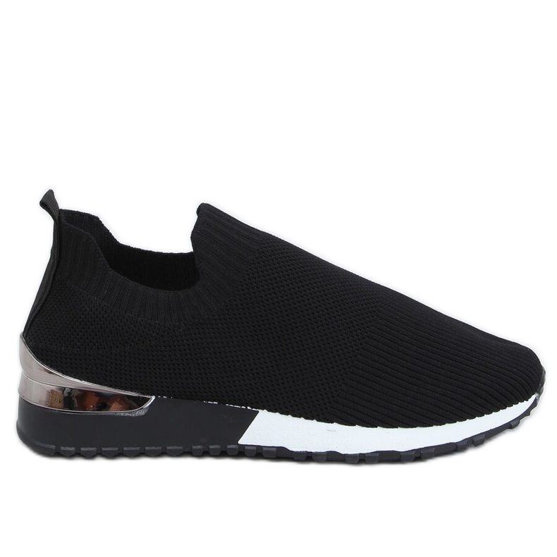 Negro LDH006 Calcetines deportivos negros