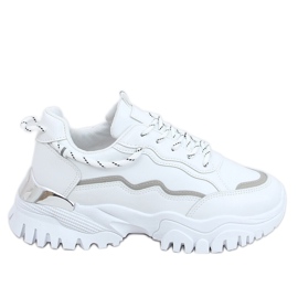Blanco 9933 Zapatillas deportivas blancas
