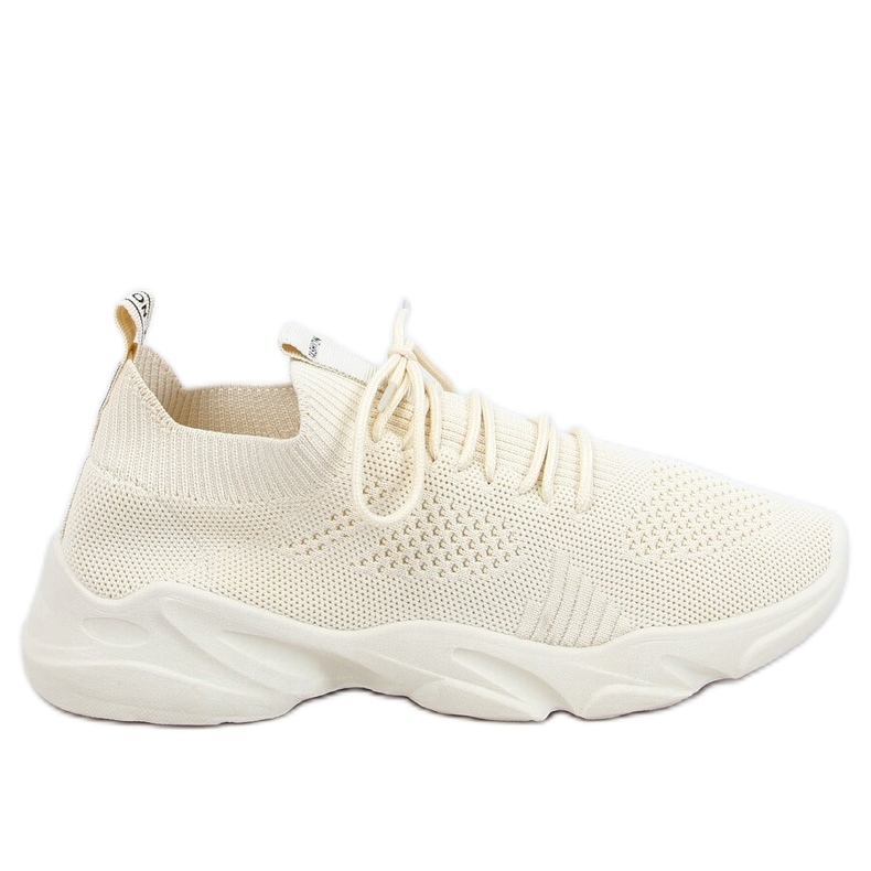 FF-10 Beige Calcetín deportivo beige FF-10 Beige Calcetín deportivo beige