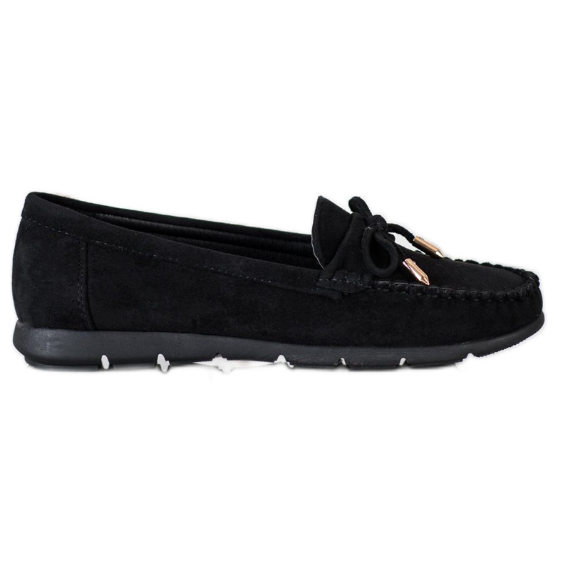 Renda Mocasines negros