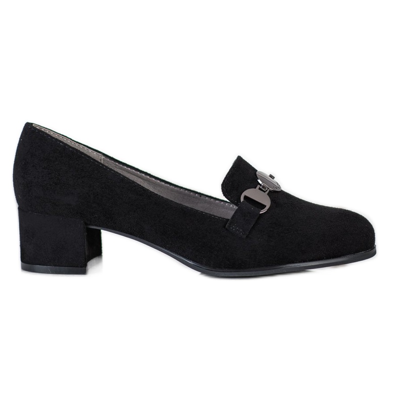 Zapatos de tacón casuales de Sergio Leone negro