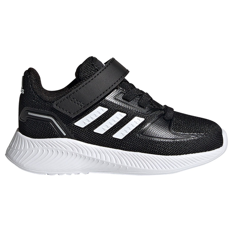 Zapatillas adidas Runfalcon 2.0 I para niños negras y blancas FZ0093 blanco negro