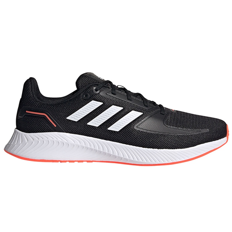 Zapatillas hombre adidas Runfalcon 2.0 negras, blancas y naranjas FZ2803 blanco negro