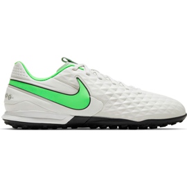 Calzado de fútbol Nike Tiempo Legend 8 Academy Tf AT6100 030 blanco blanco