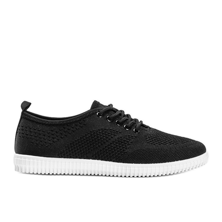 Zapatillas deportivas caladas negras de Maci negro