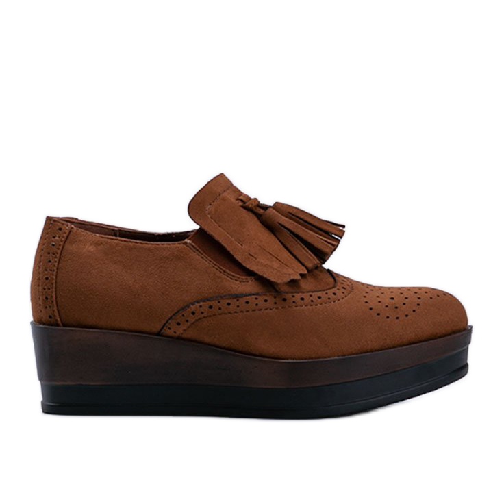 Zapatos brogue de ante marrones de Makenzie marrón Zapatos brogue de ante marrones de Makenzie marrón