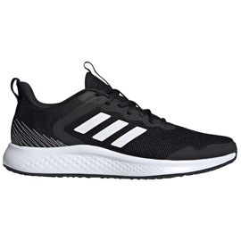 Zapatillas de hombre adidas Fluidstreet negras y blancas FW1703 blanco negro