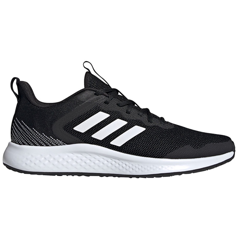 Zapatillas de hombre adidas Fluidstreet negras y blancas FW1703 blanco negro