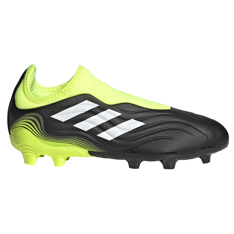 Botas de fútbol adidas Copa Sense.3 Ll Fg Junior FX1982 negro amarillo