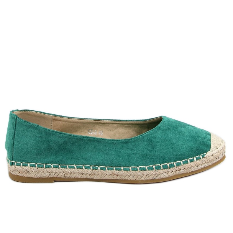 Alpargatas de mujer verde CD-3 Verde