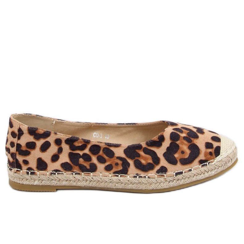 Alpargatas de mujer Leopard CD-3 Leopard marrón Alpargatas de mujer Leopard CD-3 Leopard marrón