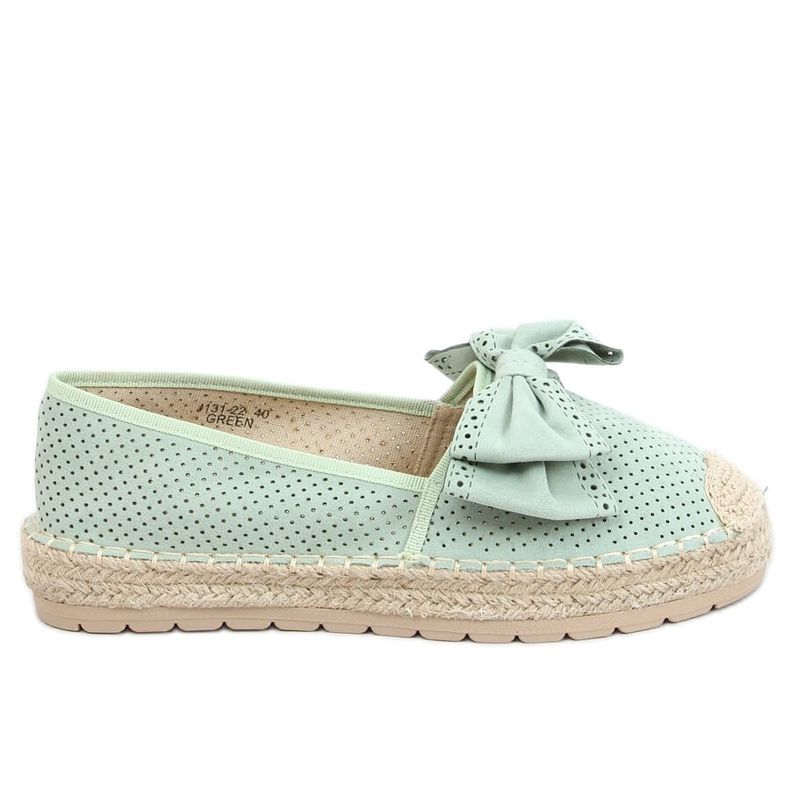 Alpargatas de mujer aguamarina J131-22 Verde Alpargatas de mujer aguamarina J131-22 Verde