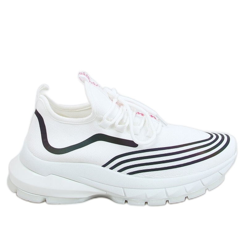 Calcetines deportivos blancos BX1820-SP BLANCO / NEGRO Calcetines deportivos blancos BX1820-SP BLANCO / NEGRO