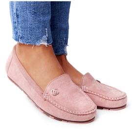 PS1 Mocasines Mujer Ante Rosa Madelyn