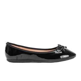 Bailarinas lacadas en negro con lazo Lesley Bailarinas lacadas en negro con lazo Lesley