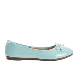 Bailarinas lacadas en verde con lazo Lesley Bailarinas lacadas en verde con lazo Lesley
