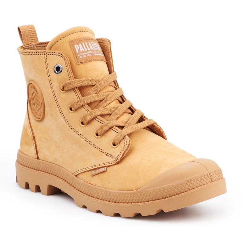 Zapatos Palladium Hi Zip Nbk M 06440-717-M beige marrón
