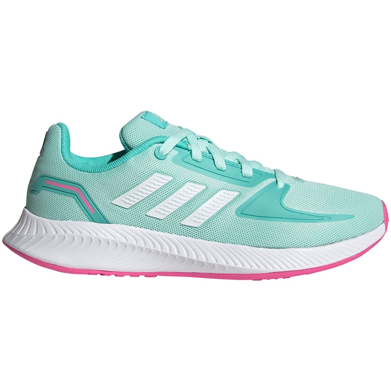 Zapatillas adidas Runfalcon 2.0 K menta-rosa para niños FY9502 verde