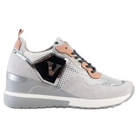 Zapatillas VINCEZA de colores blanco gris multicolor