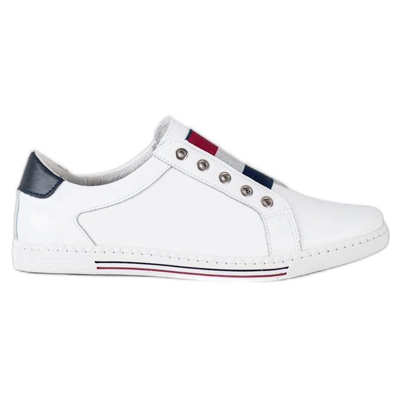 Filippo Calzado deportivo, zapatillas de deporte de cuero. blanco