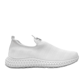 Zapatos deportivos sin cordones blancos Katy