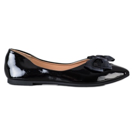 Diamantique Bailarinas lacadas elegantes negro