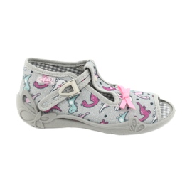 Calzado infantil befado 213P123 rosado plata