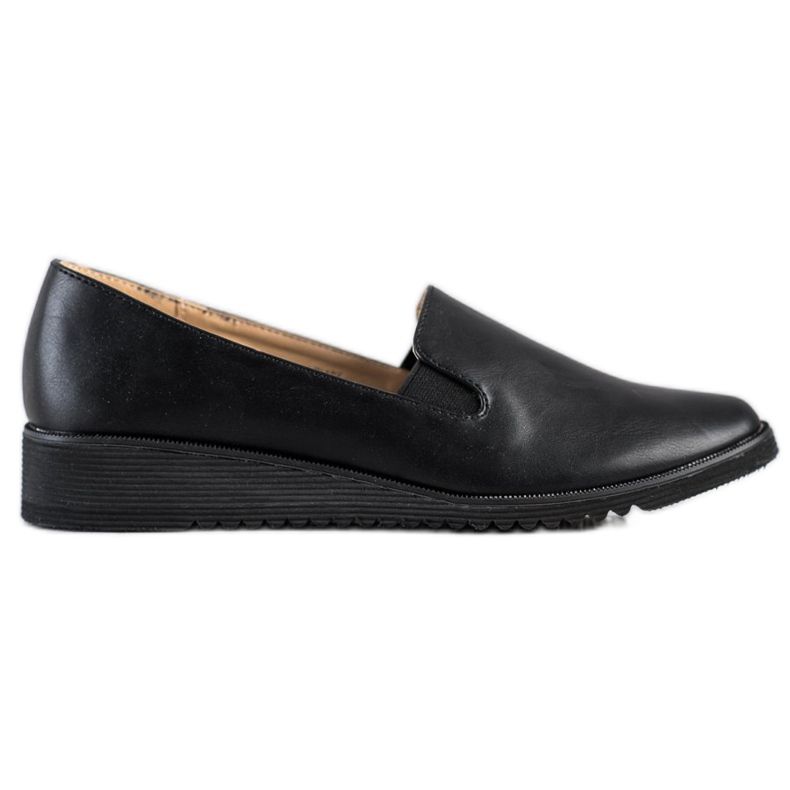 Goodin Mocasines cómodos sin cordones negro