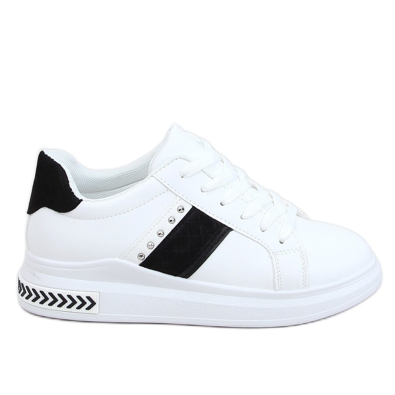 Zapatillas de mujer blancas CC-42 BLANCO / NEGRO