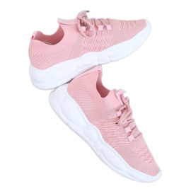 Rosa LA40 Calcetines deportivos rosa