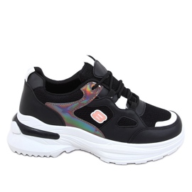 Zapatillas deportivas de mujer negras HX-68 Black negro