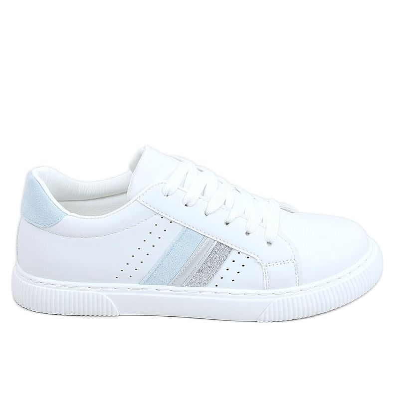 Zapatillas de mujer blancas 6111 Azul blanco