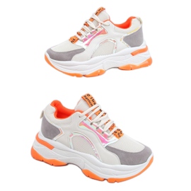 Zapatillas deportivas beige R12YD518-11 Naranja