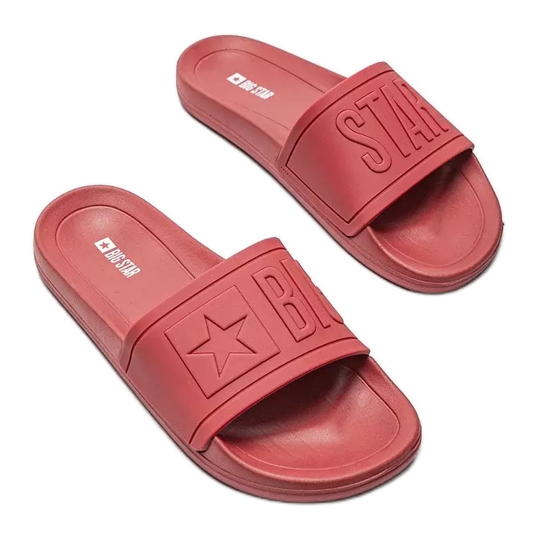 Pantuflas Lopez de hombre Big Star rojas rojo
