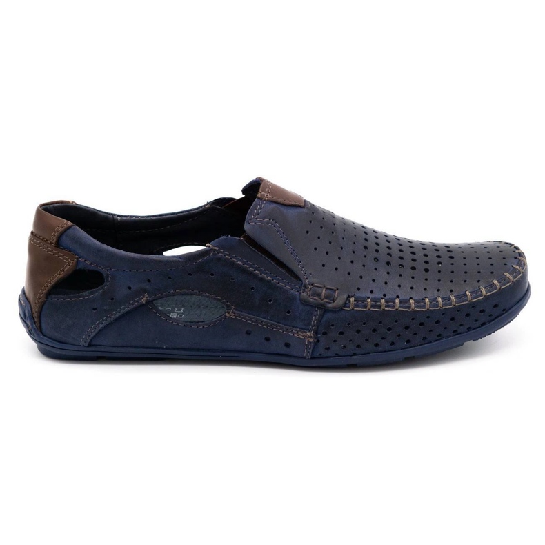 Olivier Mocasines hombre 901 verano cara azul marino