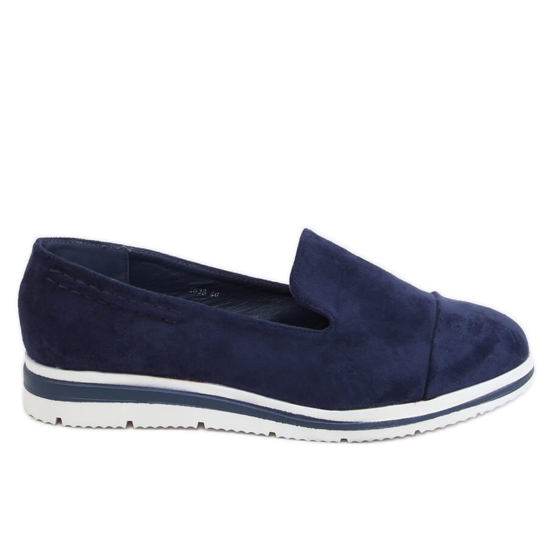 Mocasines de suela alta azul marino 5836 Blue