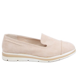 Mocasines de suela alta 5836 Beige