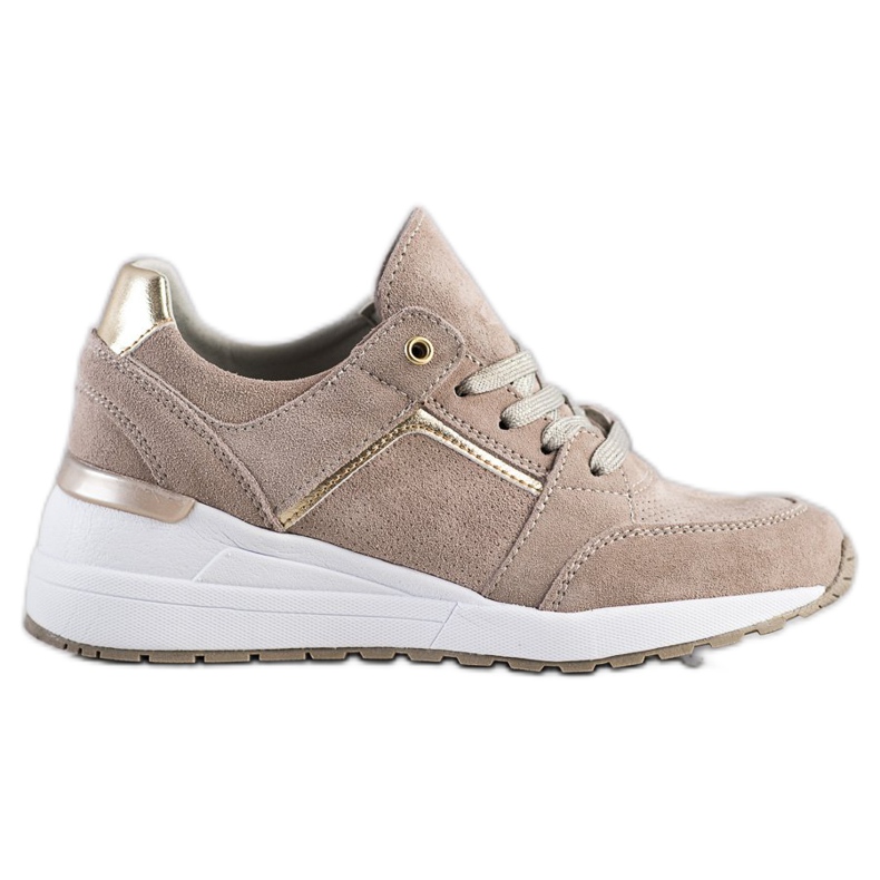 Filippo Zapatos deportivos de cuero beige