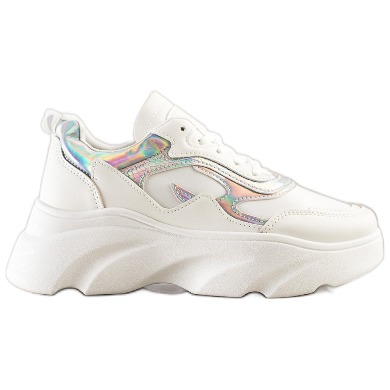SHELOVET Zapatillas de moda blanco