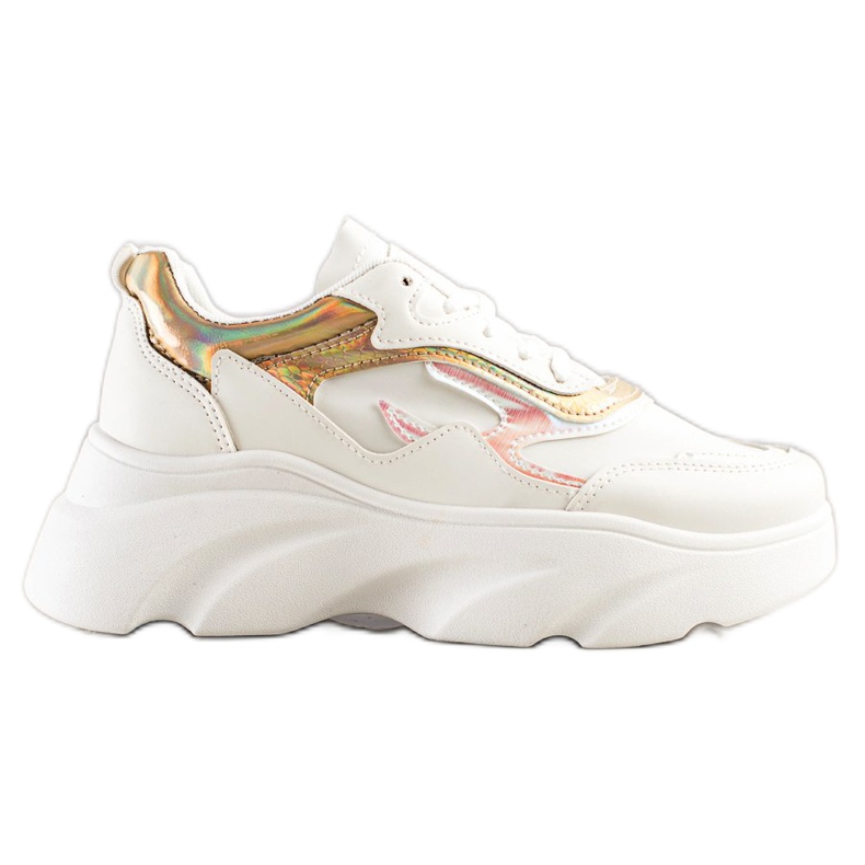 SHELOVET Zapatillas de moda blanco