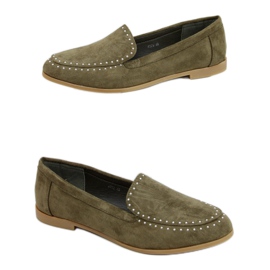 Mocasines verdes con tachuelas 4322 Verde Mocasines verdes con tachuelas 4322 Verde