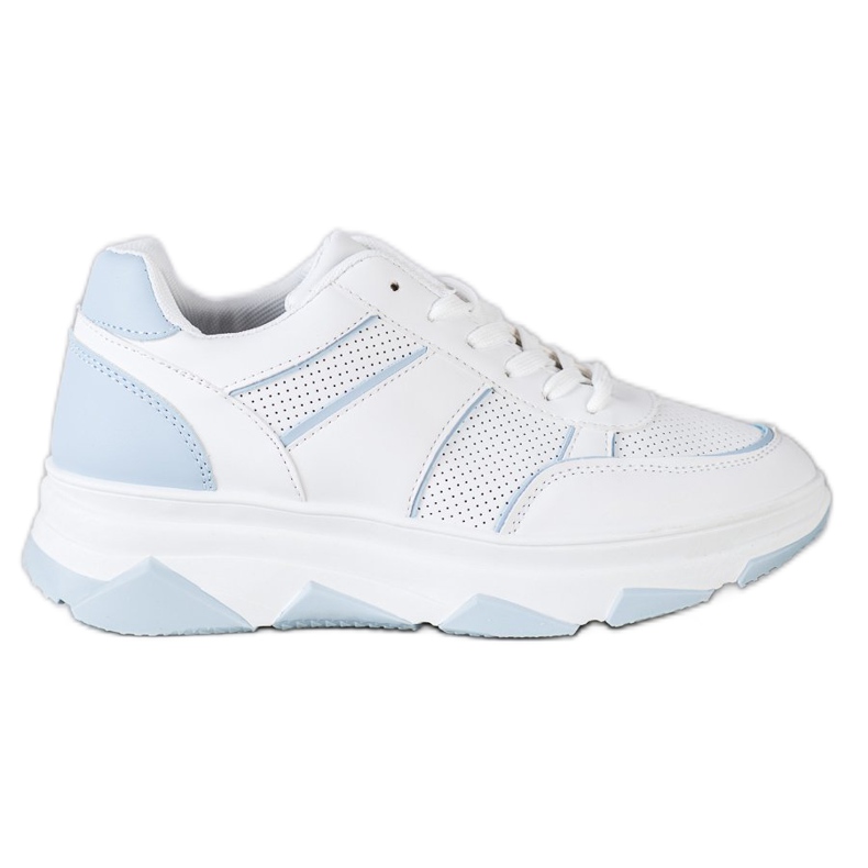 SHELOVET Calzado deportivo casual blanco azul
