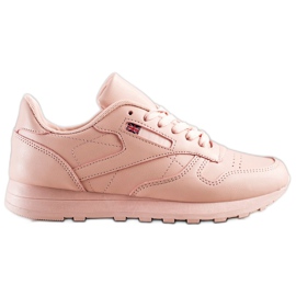 SHELOVET Zapatillas clásicas rosa