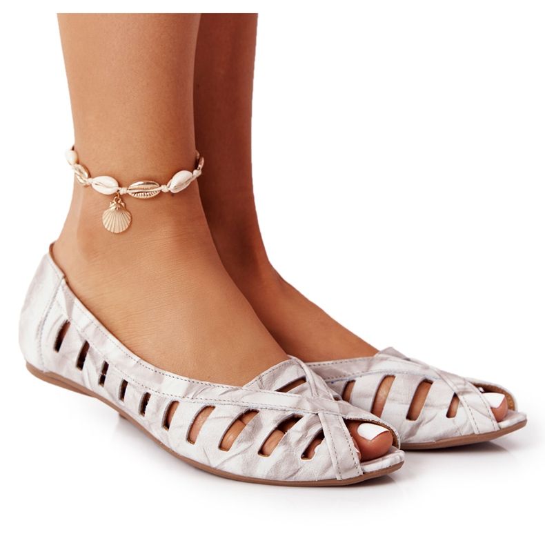 Maciejka Bailarinas Piel Beige-Gris 04506-04