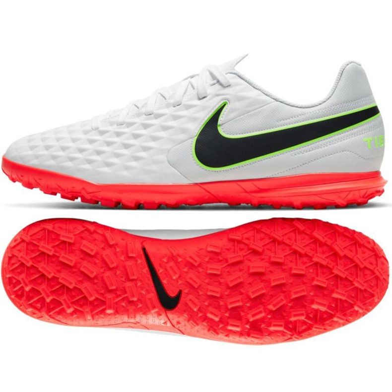 Botas de fútbol Nike Tiempo Legend 8 Club Tf M AT6109 106 multicolor blanco