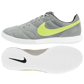 Zapatillas de fútbol Nike Premier 2 Sala Ic M AV3153 012 gris verde tonos de gris