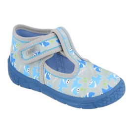 ZAPATO NIÑO MIEL BEFADO - 531P091 azul gris