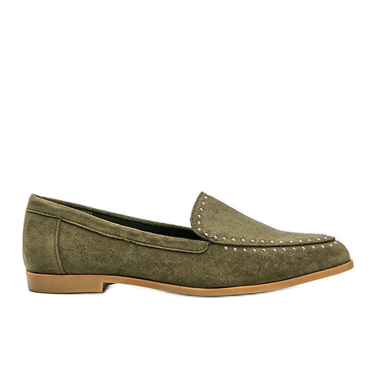 Mocasines verdes de ante ecológico de Hope