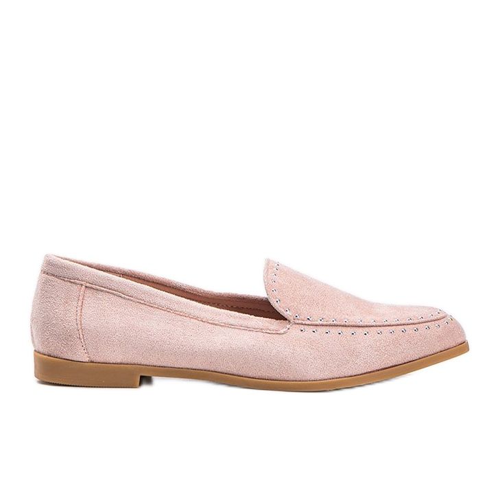 Mocasines de ante ecológico rosados ​​de Hope