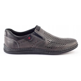 Polbut Zapatos Brogues 401 Summer Grey para hombre gris